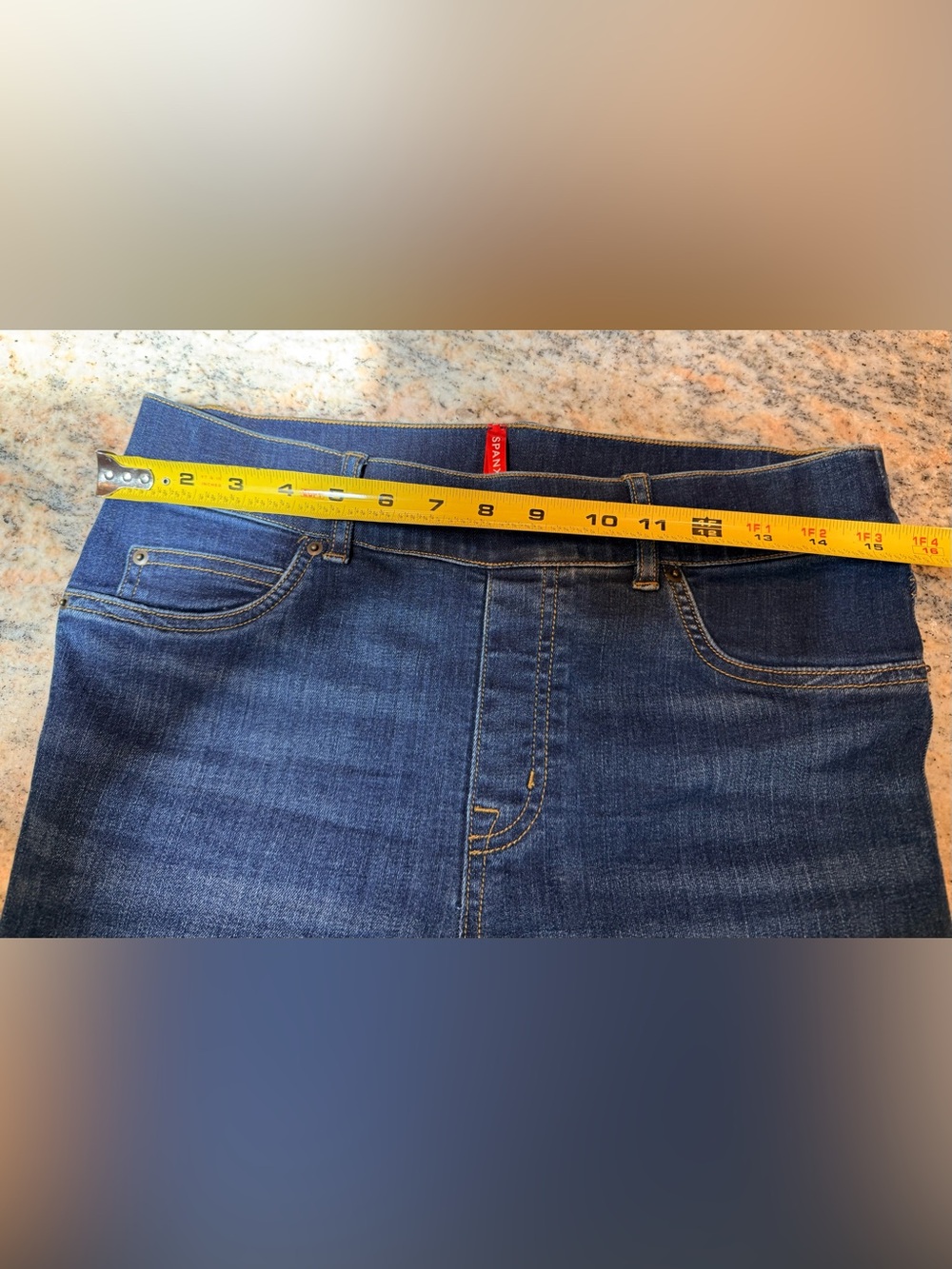 SPANX Dark Wash Flare Jeans - Picture 11 of 12